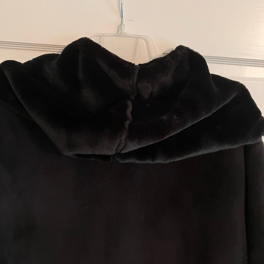 Jones New York Small Faux Suede black coat - Picture 8 of 16